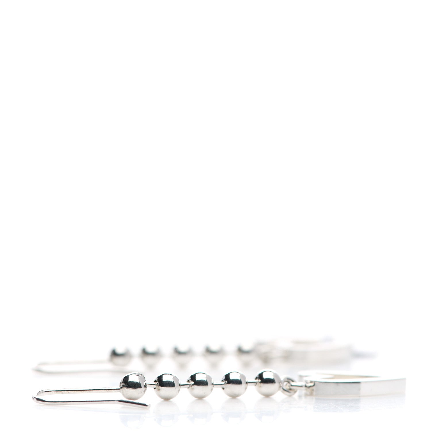 Gucci Sterling Silver Heart Drop Earrings 3 of 6