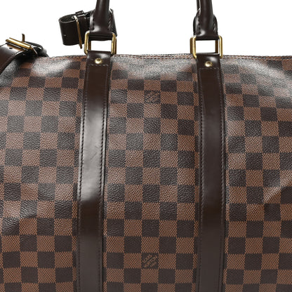Louis Vuitton Damier Ebene Keepall Bandouliere 45 6 of 10