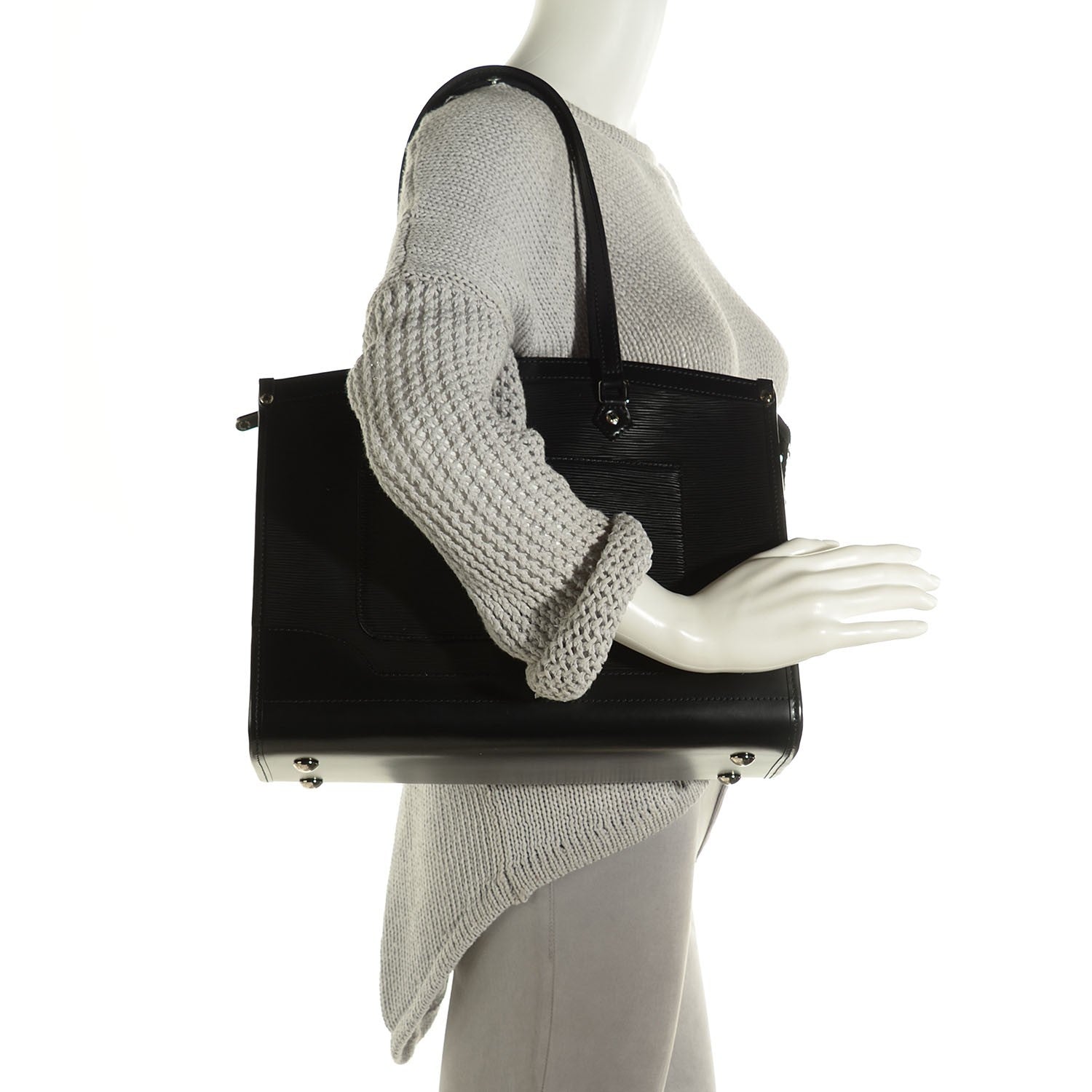 Louis Vuitton Epi Madeleine GM Black 2 of 7