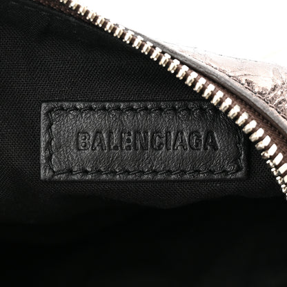 Balenciaga Metallic Agneau Arena Le Cagole Shoulder Bag XS Dark Bronze 7 of 11