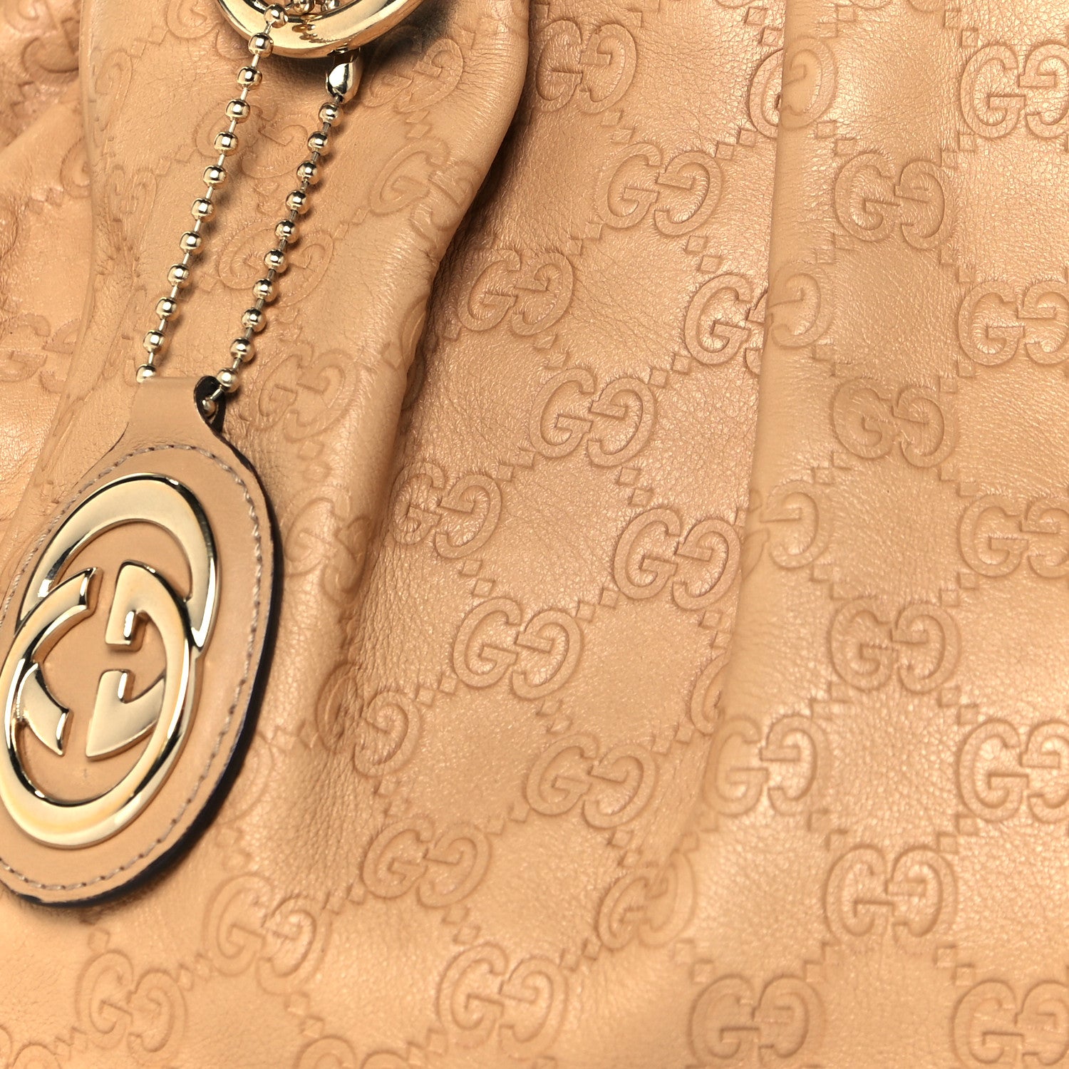 Gucci Guccissima Medium Sukey Tote Beige 9 of 20