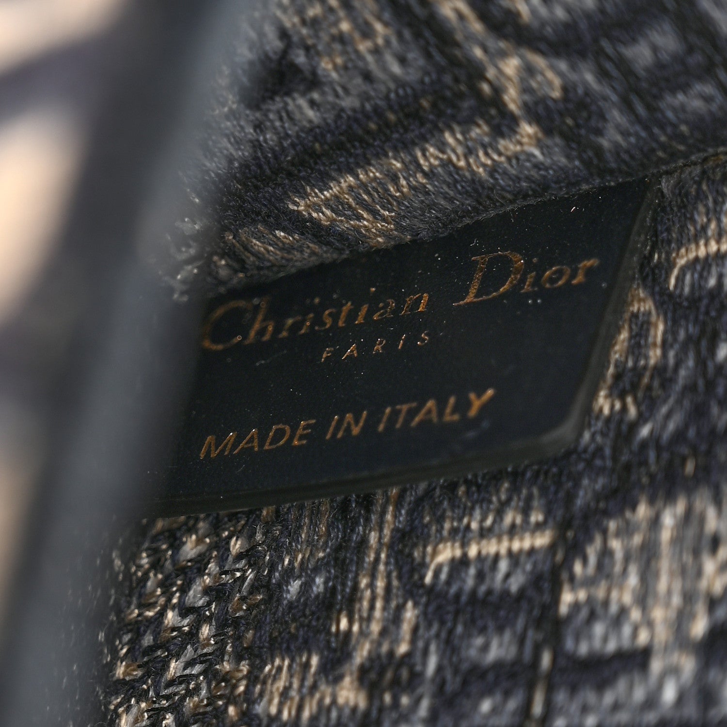 Christian Dior Oblique Mini Book Tote Blue Multicolor 6 of 11