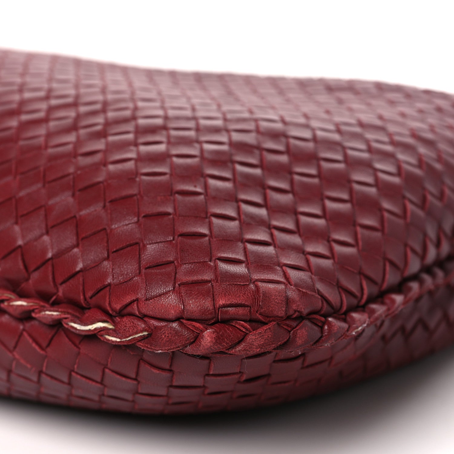Bottega Veneta Nappa Intrecciato Large Veneta Hobo Vermillion 10 of 17