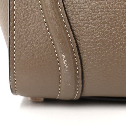 Celine Smooth Calfskin Interstice Micro Luggage Light Taupe 17 of 18
