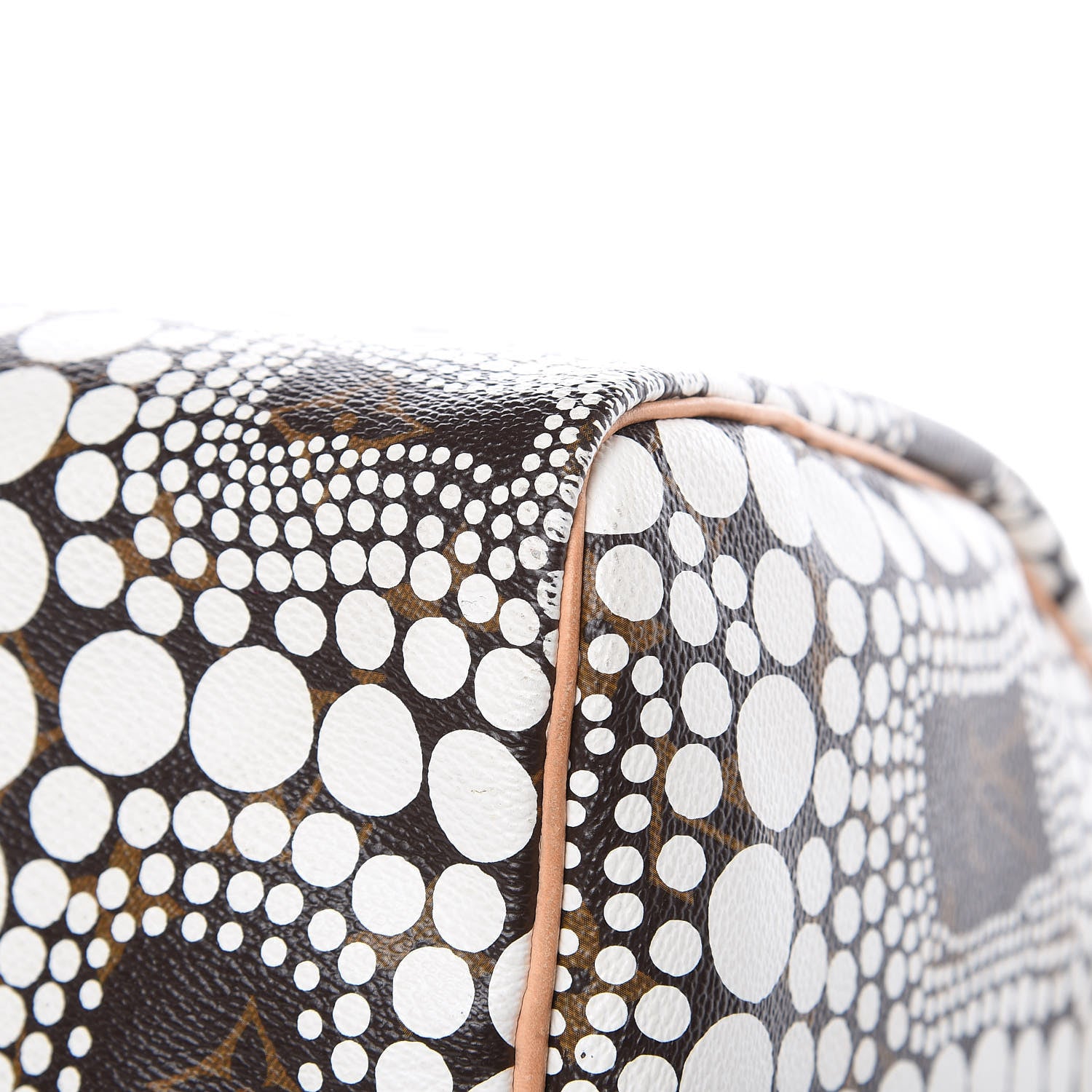 Louis Vuitton Monogram Kusama Town Speedy 30 White 10 of 15