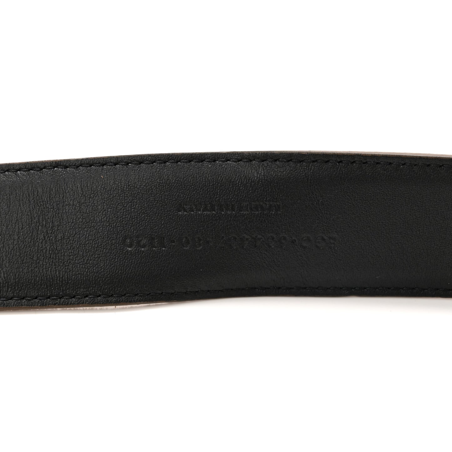 Suede Monogram Square Buckle Belt 80 32 Tan Bronze