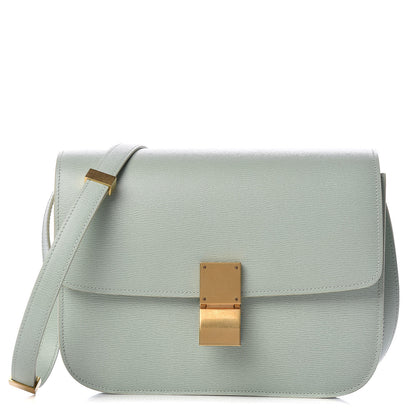 Celine Liege Calfskin Medium Classic Box Flap Bag Pastel Green 1 of 9