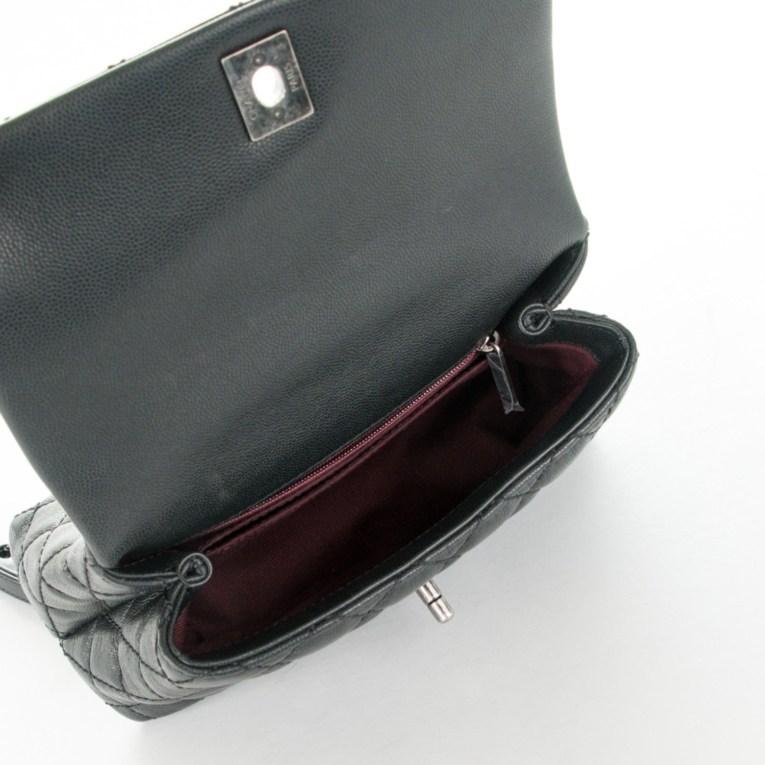 Chanel Caviar Quilted Mini Coco Handle Flap Black 5 of 7