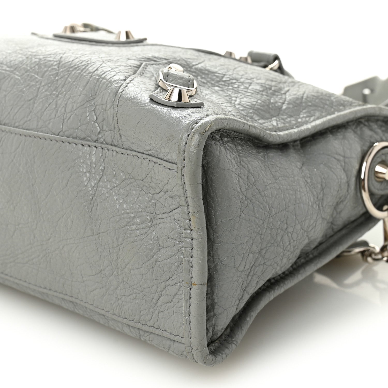Balenciaga Agneau Classic Silver Hardware S City Gris Haussmannien 11 of 11