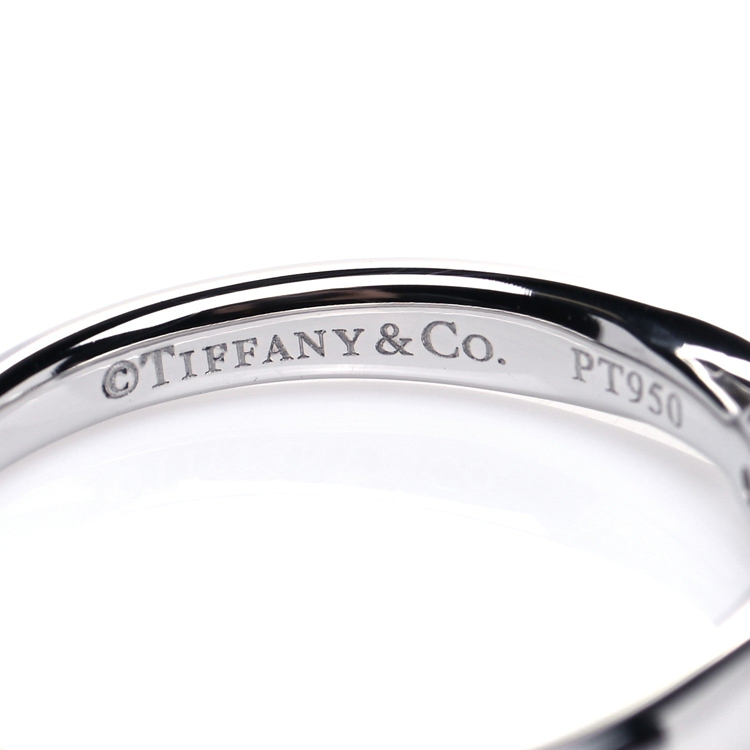 Tiffany Platinum Diamond .25ct Harmony Solitaire Engagement Ring 52 6 6 of 7