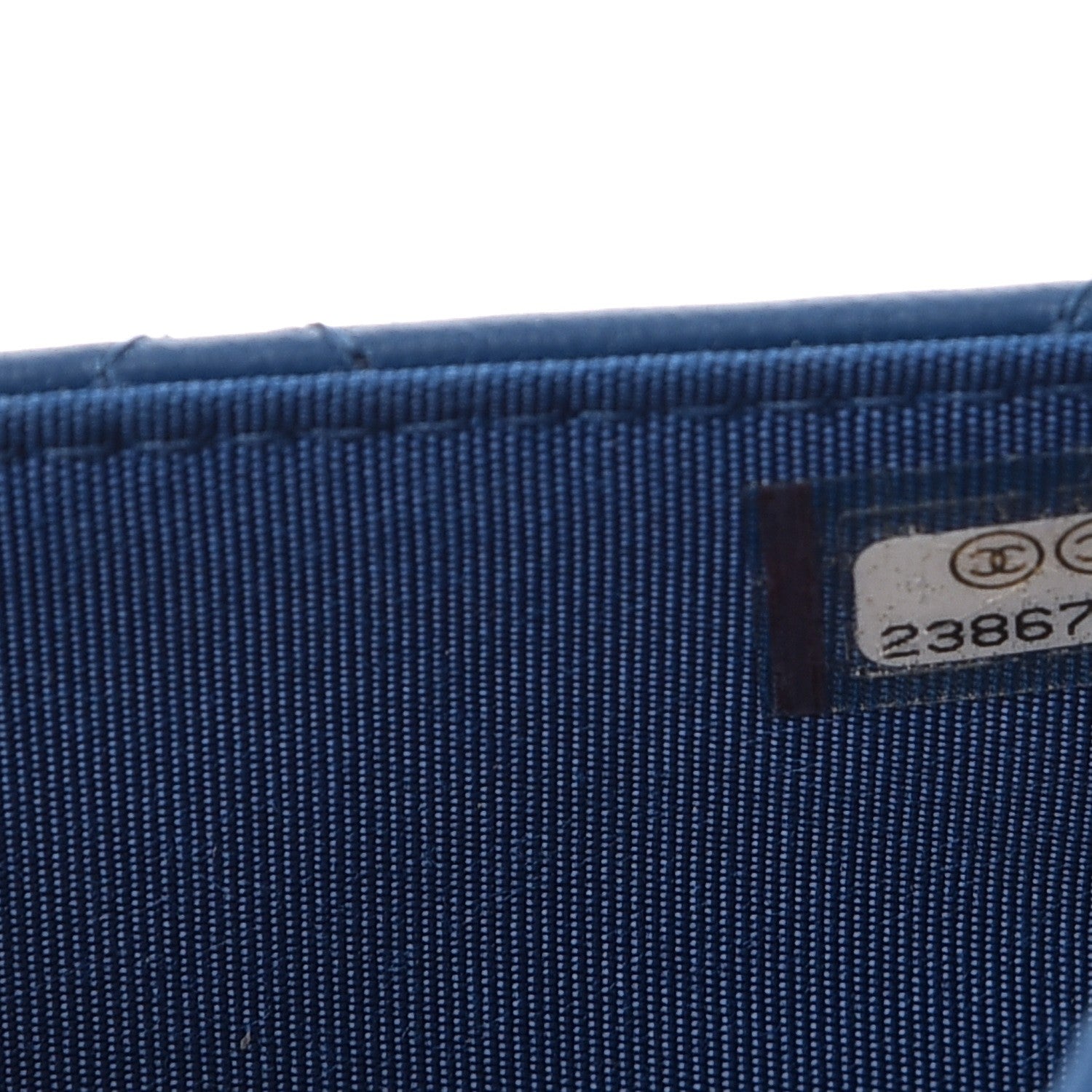 Chanel Lambskin Quilted Trendy CC Wallet On Chain WOC Blue 8 of 10