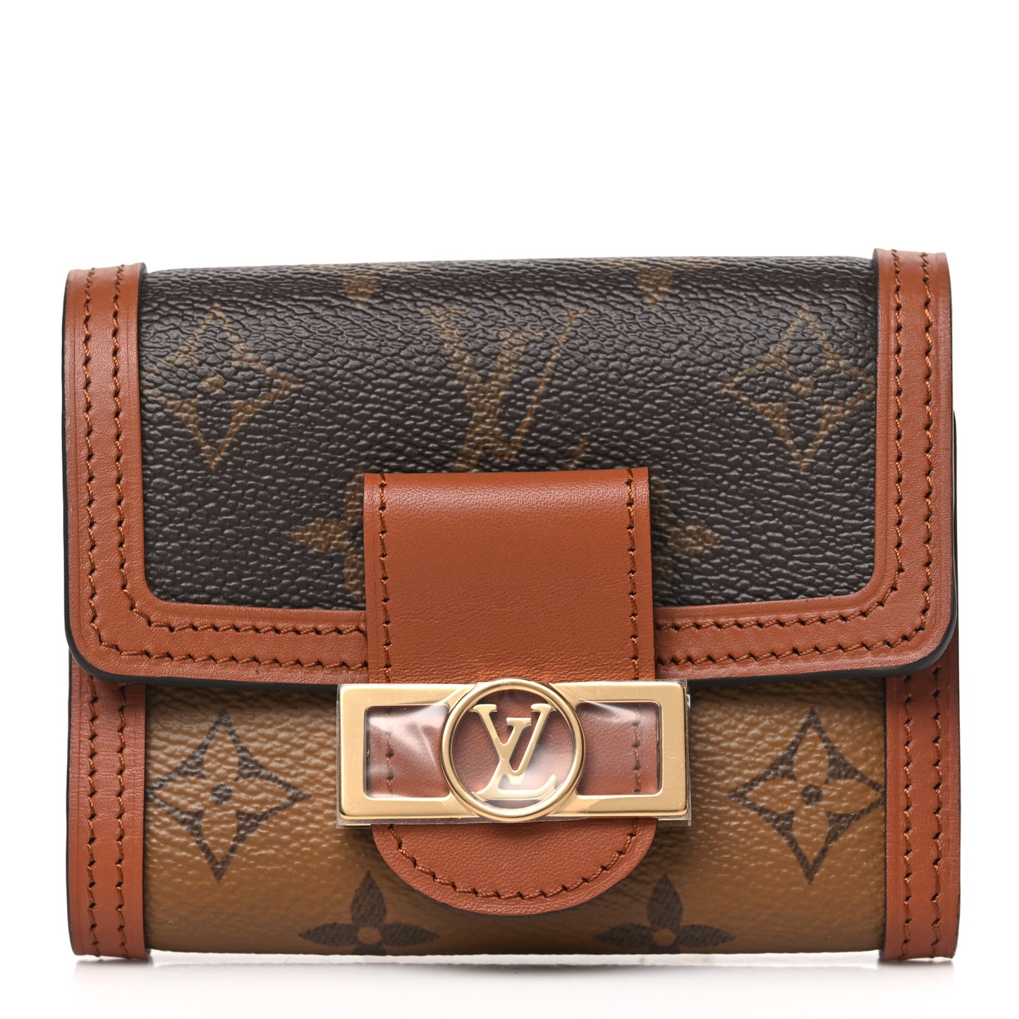 LOUIS VUITTON Reverse Monogram Dauphine Wallet