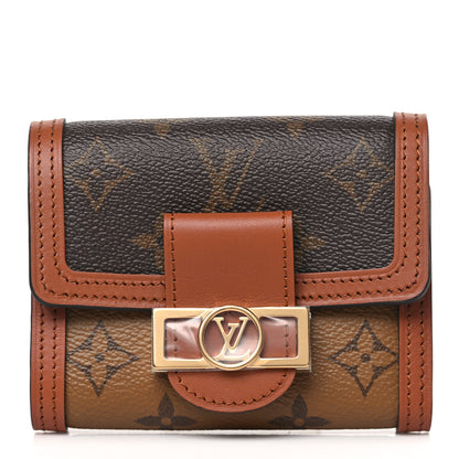 Louis Vuitton LOUIS VUITTON Reverse Monogram Dauphine Wallet 1 of 7