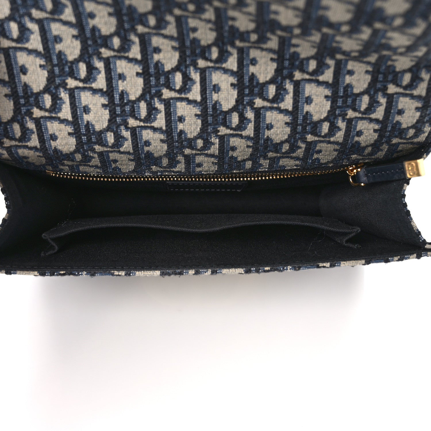 Christian Dior Oblique 30 Montaigne Flap Bag Blue 5 of 9
