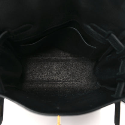 Hermes Taurillon Clemence Kelly Ado Backpack Black 5 of 10
