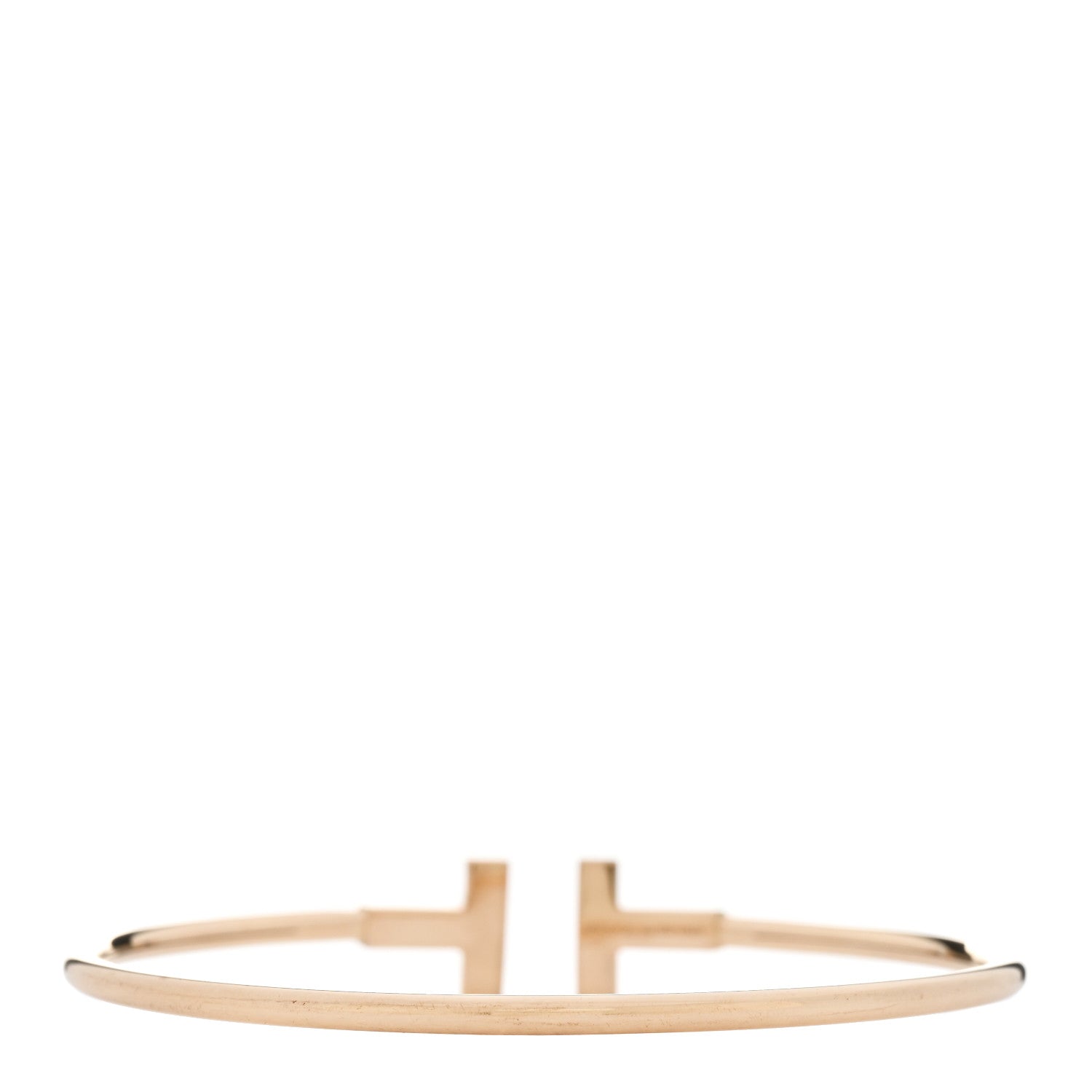 Tiffany 18K Yellow Gold T Wire Bracelet 2 of 4