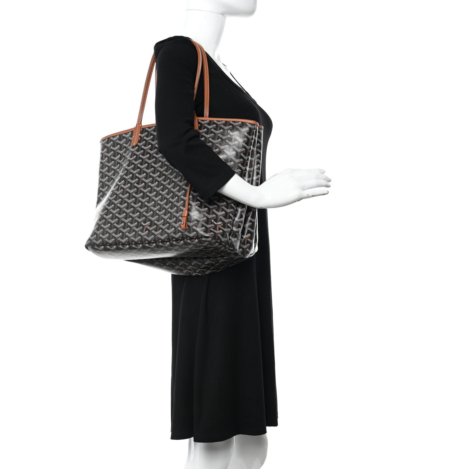Goyard Goyardine Isabelle PM Black Gold 2 of 11
