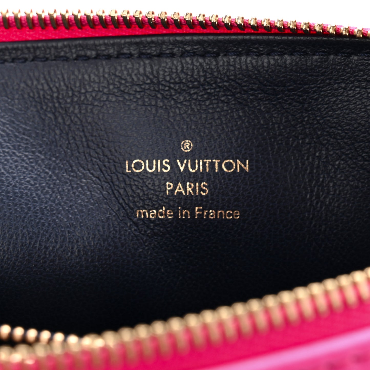 Lambskin Embossed Monogram Coussin PM Rose Miami