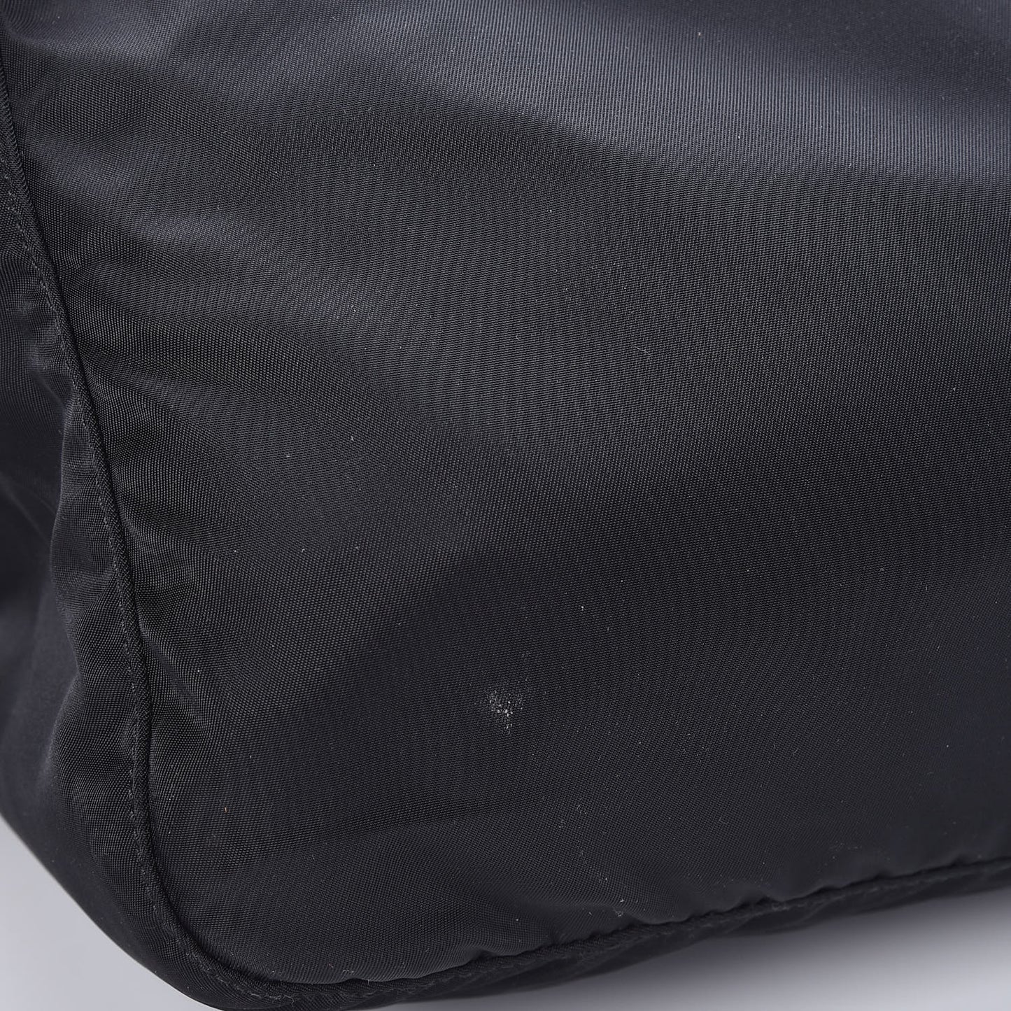 Nylon Vela Colour Messenger Bag Black