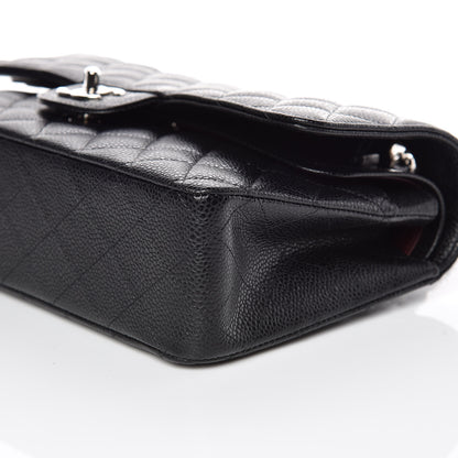 Chanel Caviar Quilted Medium Double Flap Black 6 of 10