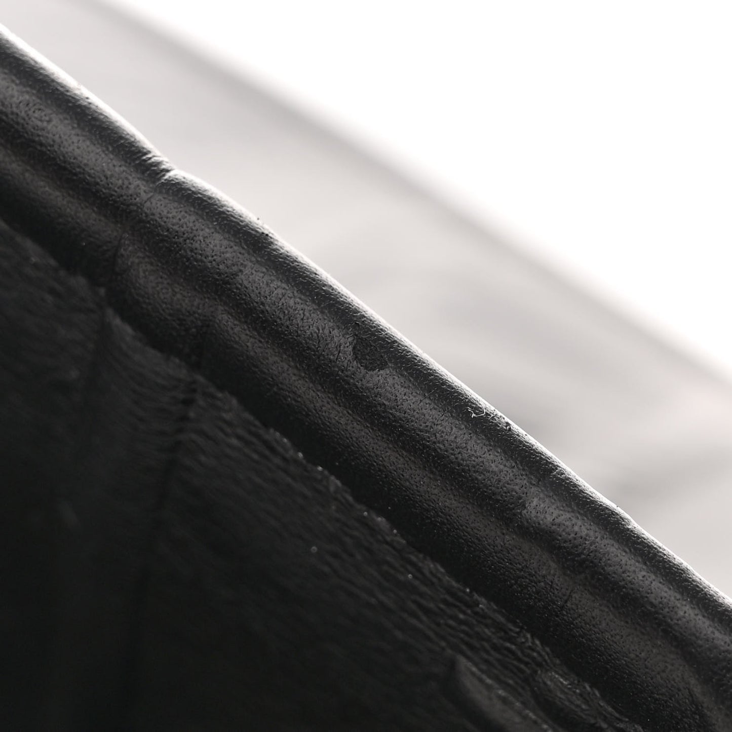 Oblique Calfskin Embossed Large Book Tote Black