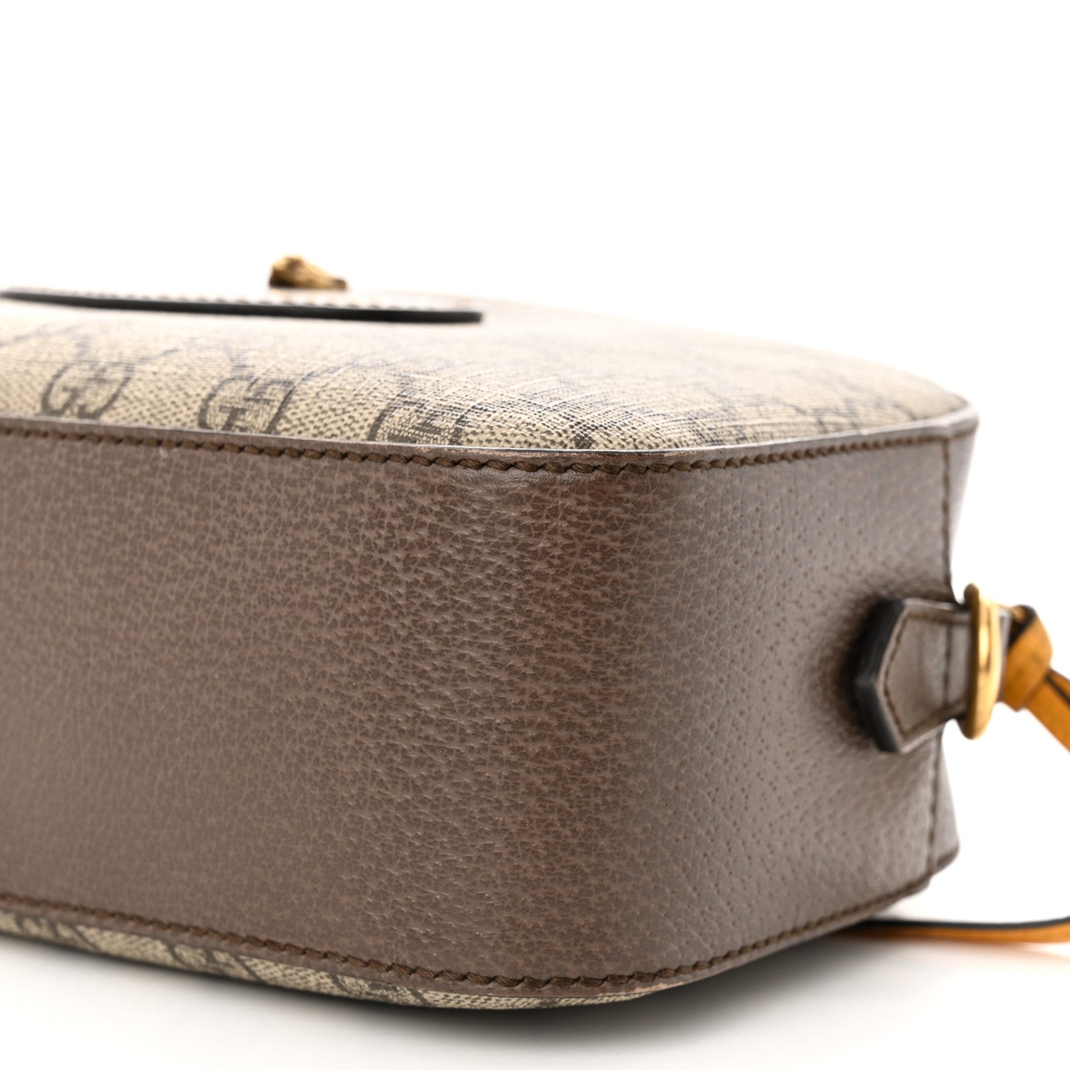 Gucci GG Supreme Monogram Web Neo Vintage Shoulder Bag Beige New Acero Crop 10 of 11