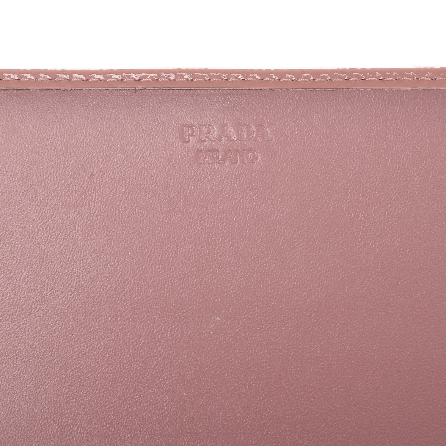 Prada Saffiano Vernice Flap Wallet With Strap Orchidea 6 of 8