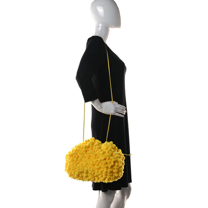 Bottega Veneta Chenille The Mini Pouch Lemon 2 of 9