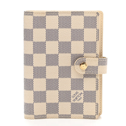 Louis Vuitton Damier Azur Small Ring Agenda Cover 3 of 7