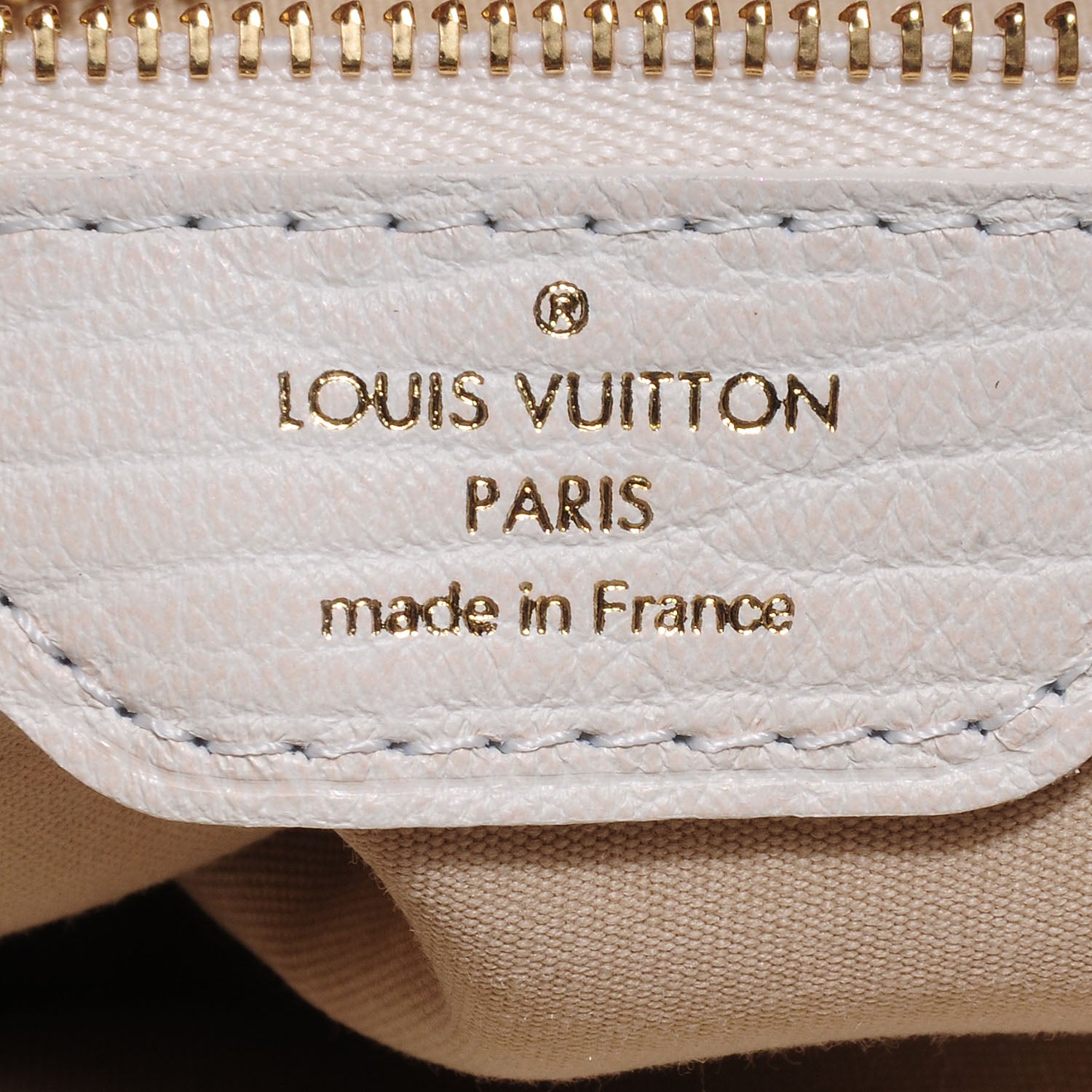 Louis Vuitton Mini Lin Monogram Bucket Bag Dune 11 of 11