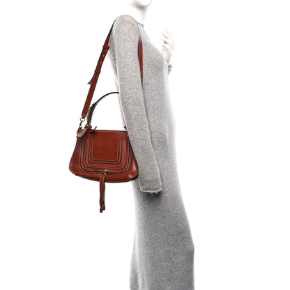 Chloe Calfskin Marcie Top Handle Bag Sepia 2 of 9