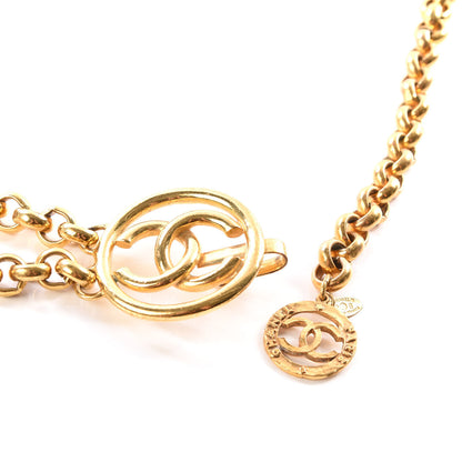 Chanel Metal Chain CC Medallion Belt Gold 2 of 3
