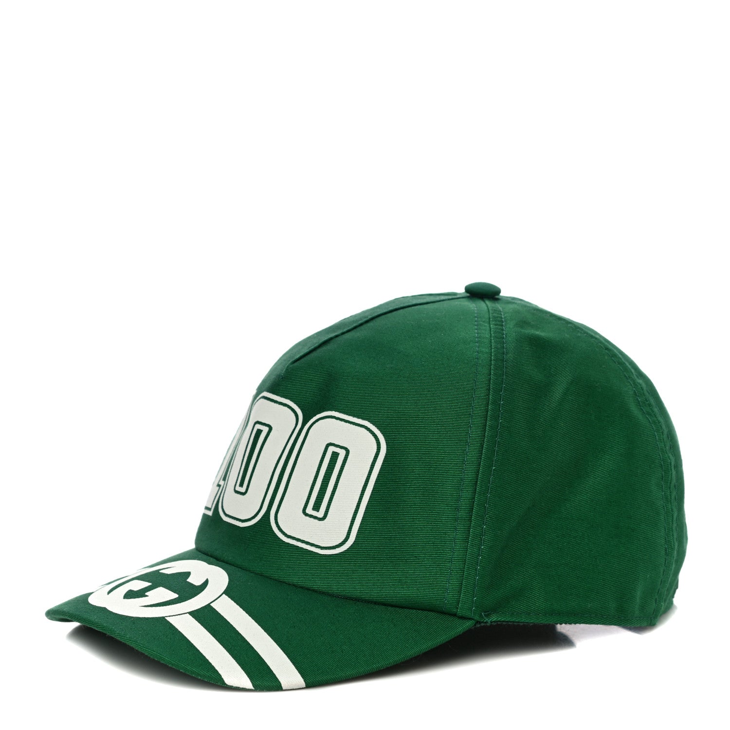 Gucci Cotton 100 Print Baseball Cap L Green 1 of 7