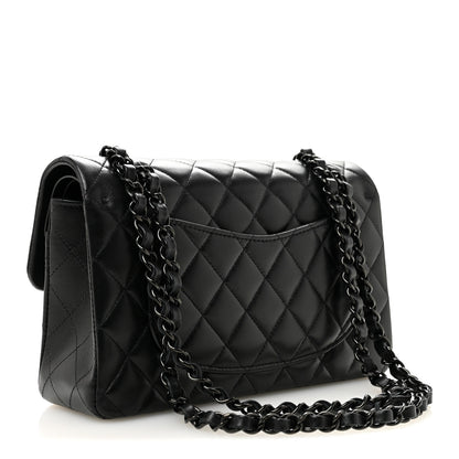 Chanel Lambskin Quilted Small Double Flap So Black 3 of 11