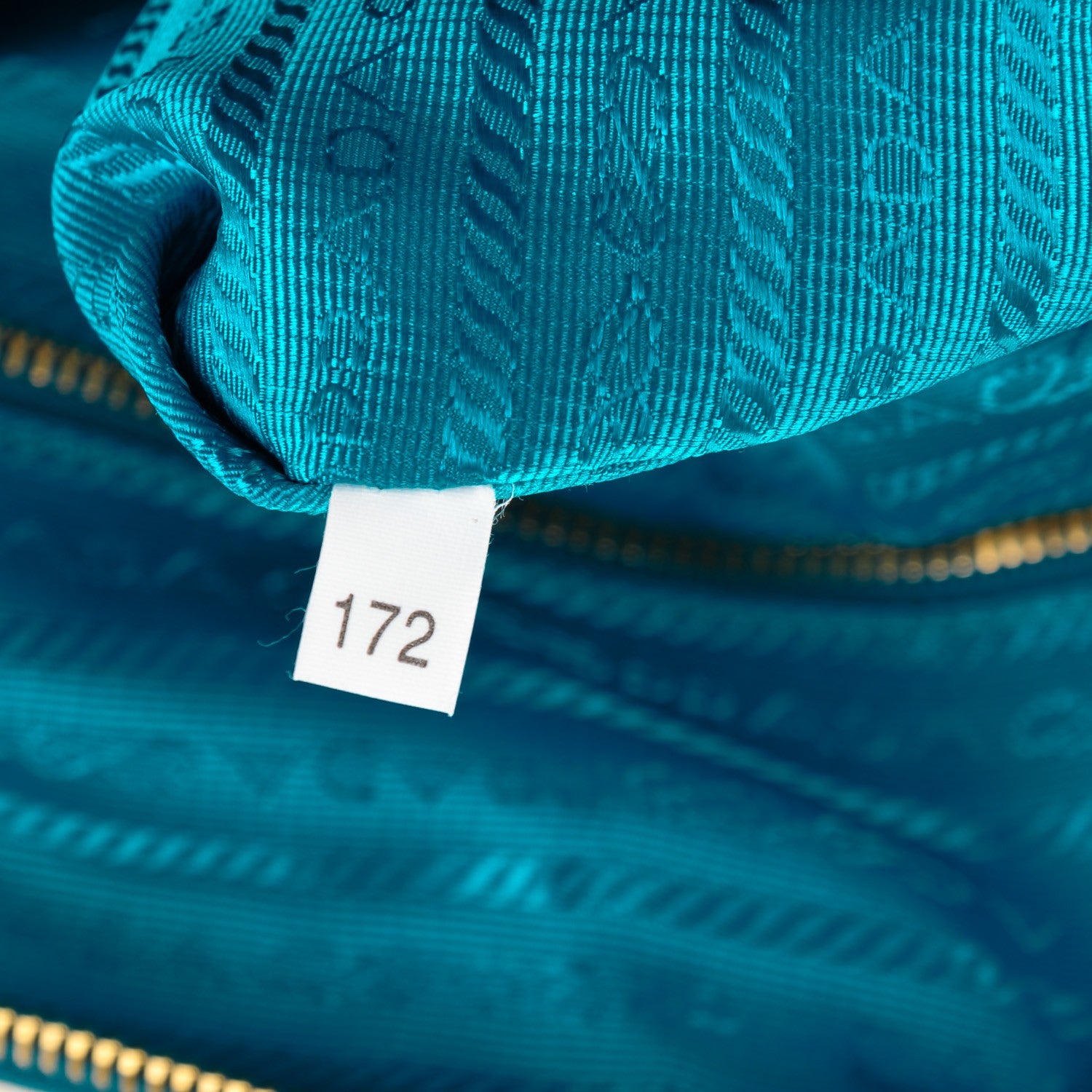 Prada Tessuto Nylon Saffiano Tote Turchese 11 of 11