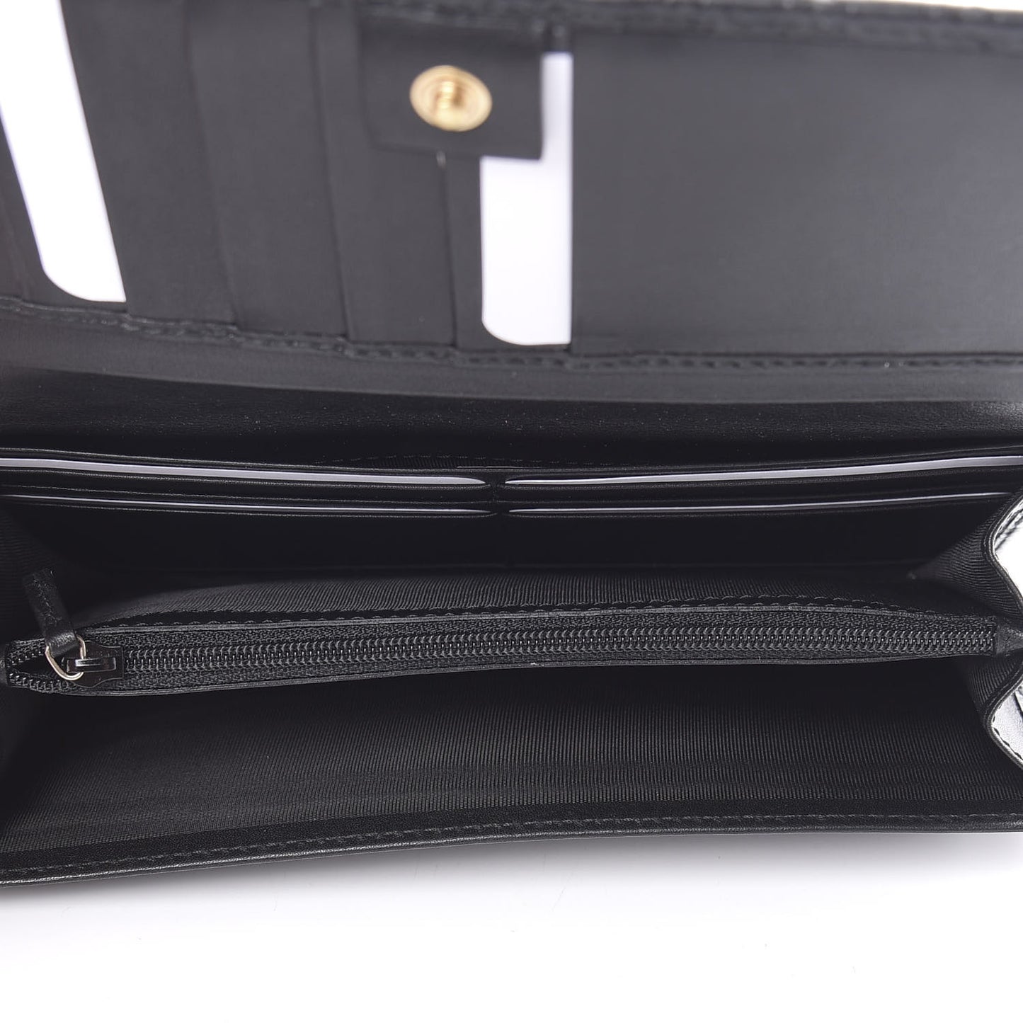 Soft Microguccissima Continental Wallet Black