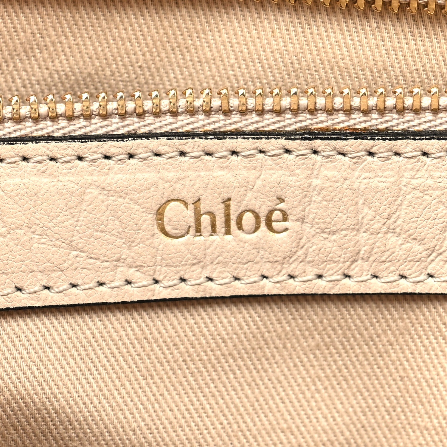 Chloe Grained Calfskin Medium Sally Flap Bag Cream 8 of 13