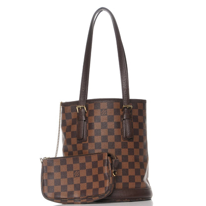 Louis Vuitton Damier Ebene Marais Bucket 23 1 of 9