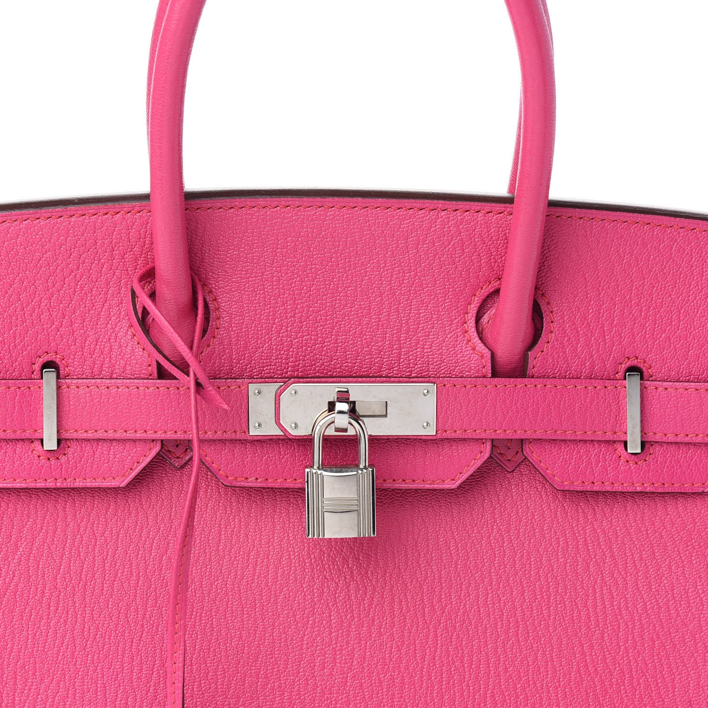 Chevre Mysore Birkin 30 Rose Shocking