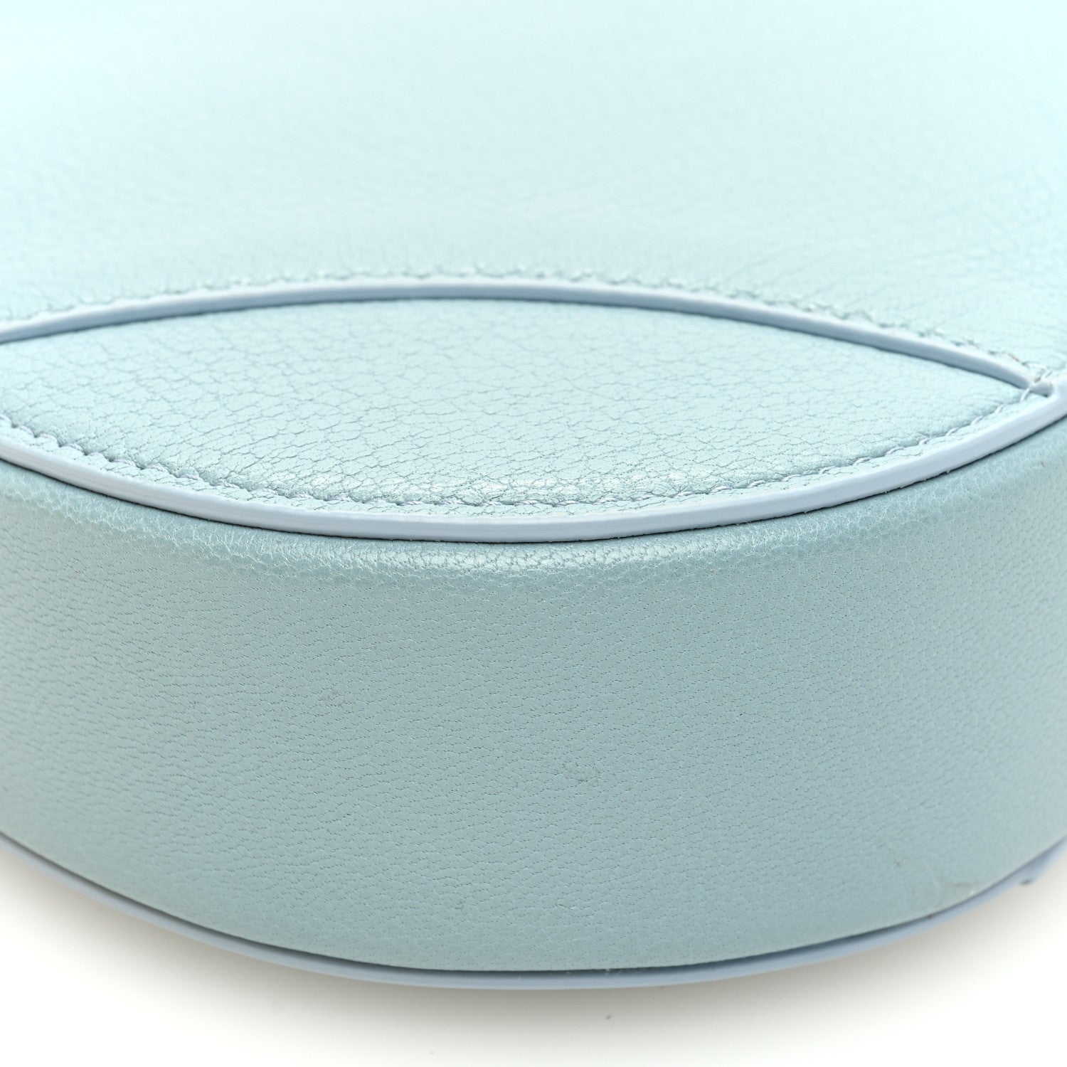 Christian Dior Goatskin Saddle Rodeo Pouch Light Blue 8 of 9