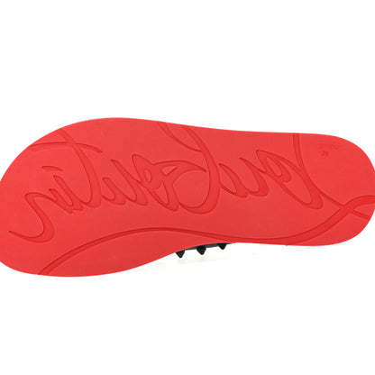 Christian Louboutin Rubber Spike Loubi Donna Flip Flop 39 Black 11 of 14