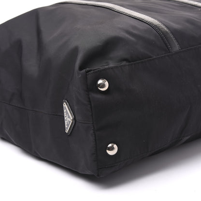 Prada Tessuto Nylon Saffiano Weekender Black 7 of 8