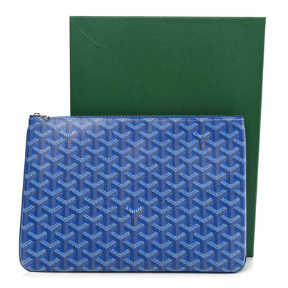 Goyard Goyardine Senat Pochette MM Sky Blue 7 of 7