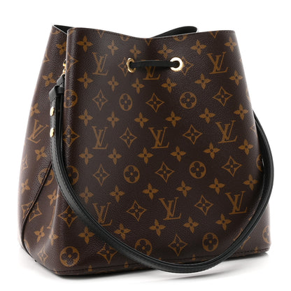 Louis Vuitton Monogram Neonoe MM Black 3 of 11