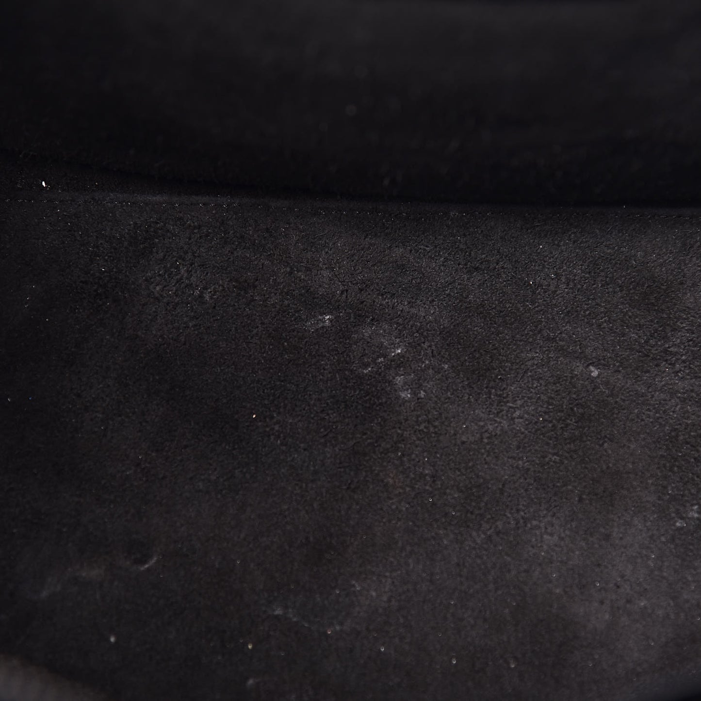 Drummed Calfskin Mini Luggage Black