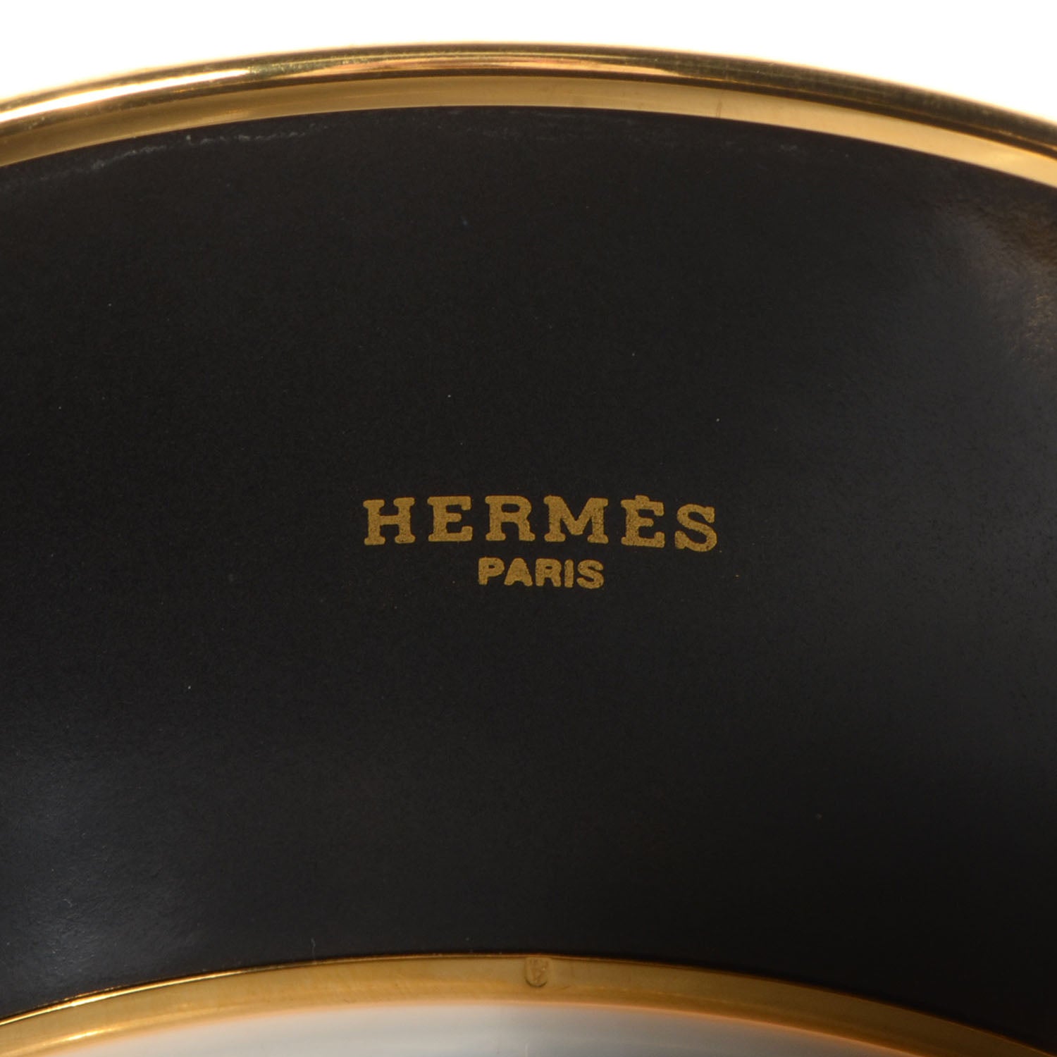 Hermes Enamel Printed Tohu Bohu Extra Wide Bracelet Orange 70 3 of 6