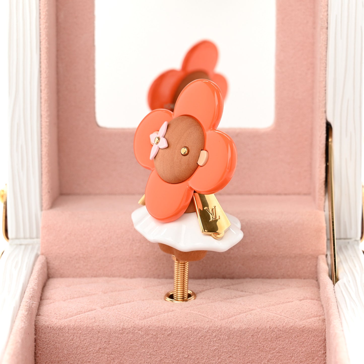 Epi Vivienne Music Box Rose Ballerine White