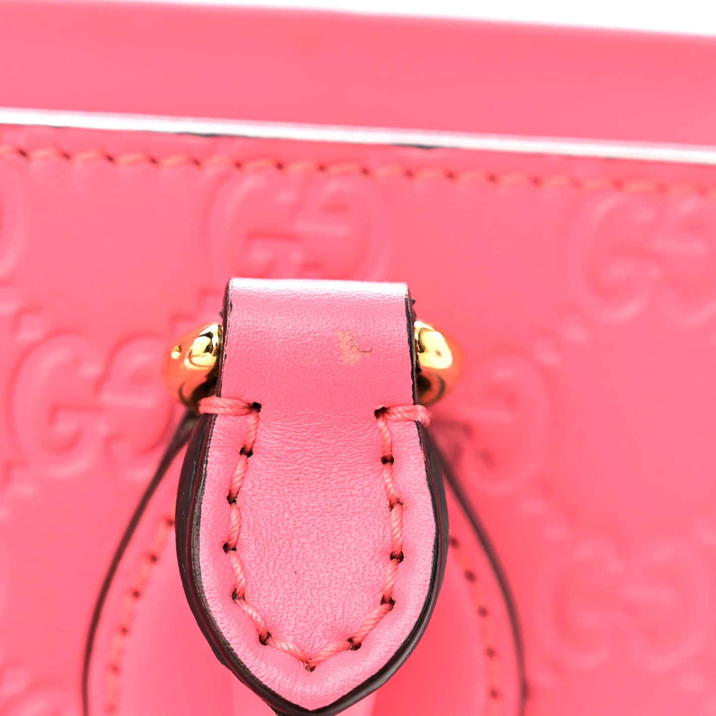Guccissima Small Zippered Bucket Tote Flush