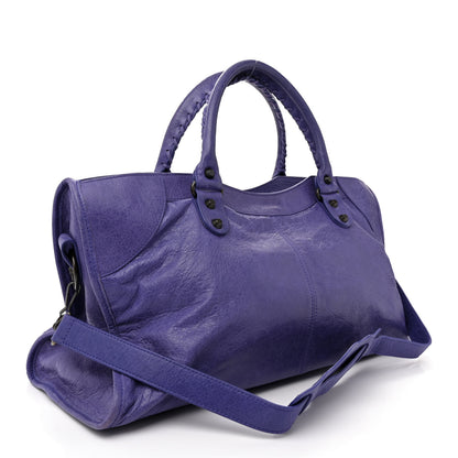 Balenciaga Agneau Classic Hardware Part Time Bleu Lavande 3 of 14