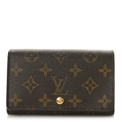 Louis Vuitton Monogram Porte-Monnaie Tresor Wallet 1 of 9